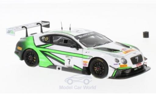 Diecast model cars Bentley Continental course GT3 RHD No.7 Team M-Sport 24h Spa 2017 G.Smith/O.Jarvis/S.Kane 1/43 Spark