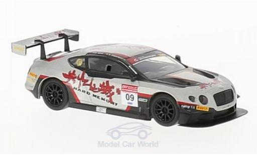 Diecast model cars Bentley Continental course GT3 RHD No.9 Hard Memory Team Absolute GP China 2017 H.Geng/A.Imperatori 1/64 Spark
