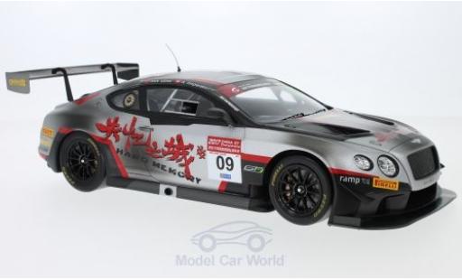 Diecast model cars Bentley Continental course GT3 RHD No.9 Hard Memory Team Absolute GP China 2017 P.Geng/A.Imperatori 1/18 Spark