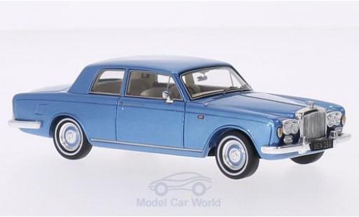 Diecast model cars Bentley T1 berline 2-Door Saloon James Young metallic blue RHD 1967 1/43 Spark
