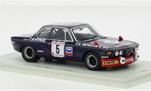 Diecast model cars Bmw 3.0 CSi No.5 24h Spa 1975 1/43 Spark