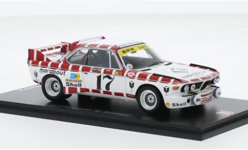 Diecast model cars Bmw 3.0 CSL No.17 Marabout Racing Team 24h Spa 1973 1/43 Spark