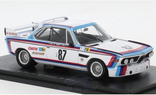 Diecast model cars Bmw 3.0 CSL No.87 24h Le Mans 1974 M.Finotto/C.Facetti/M.Mohr 1/43 Spark