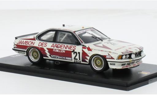 Diecast model cars Bmw 635 CSi (E24) No.21 24h Spa 1985 1/43 Spark