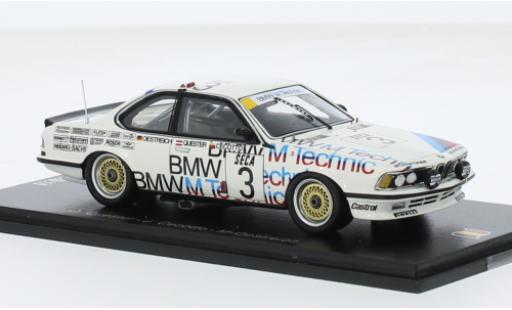 Diecast model cars Bmw 635 CSi No.3 24h Spa 1985 1/43 Spark