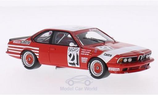 Diecast model cars Bmw 635 CSi (E24) No.21 Belgium Bastos 24h Spa 1983 Decals liegen bei T.Tassin/A.Hahne/H.Heyer 1/43 Spark