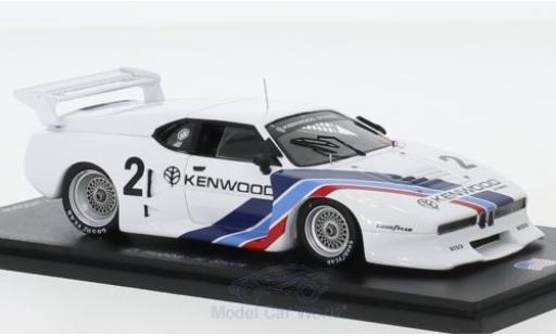 Diecast model cars Bmw M1 1981 No.2 Kenwood 6h Mosport D.Hobbs/H-J.piece 1/43 Spark