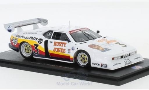 Diecast model cars Bmw M1 1980 No.3 Ocean Motors 24h Daytona J.Busby/B.Jenner/R.Knoop 1/43 Spark