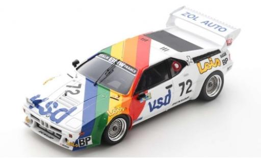 Diecast model cars Bmw M1 1981 No.72 Zol'Auto VSD 24h Le Mans P-F.Rousselot/F.Servanin/L.Ferrier 1/43 Spark