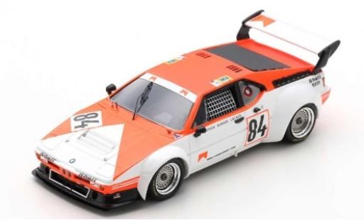 Diecast model cars Bmw M1 1980 No.84 Motorsport GmbH Marlboro 24h Le Mans avec Decals H-J.piece/D.Lacaud/H-G.B&Atilde;&frac14;rger 1/43 Spark