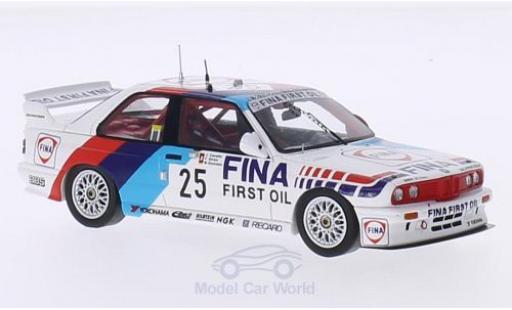 Diecast model cars Bmw M3 course (E30) No.25 M Team Schnitzer Fina 24h Spa 1990 J.Cecotto/F.Giroix/M.Oestreich 1/43 Spark
