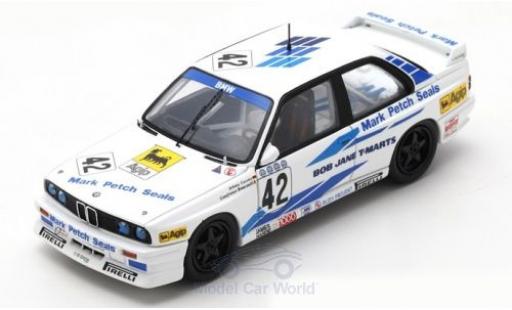 Diecast model cars Bmw M3 wtcc (E30) No.42 Bathurst 1987 J.Cecotto/G.Brancatelli 1/43 Spark