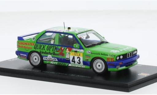 Diecast model cars Bmw M3 course (E30) No.43 Luby Sport Alpina 24h Spa 1992 1/43 Spark