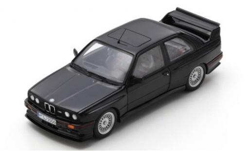 Diecast model cars Bmw M3 Sport Evolution (E30) black 1990 1/43 Spark