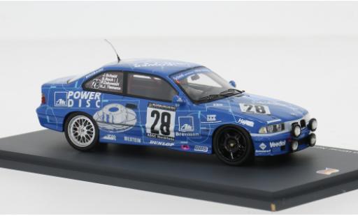 Diecast model cars Bmw M3 course (E36) 24h N&Atilde;&frac14;rburgring 1997 #28 1/43 Spark