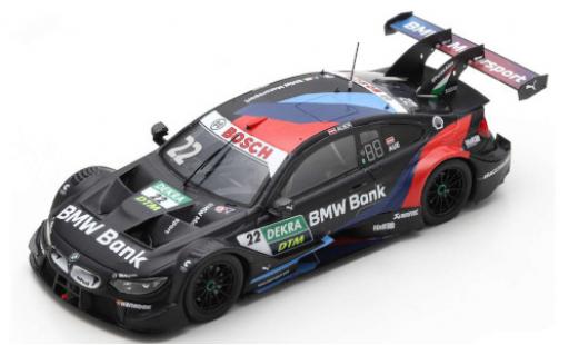 Diecast model cars Bmw M4 dtm No.22 Team RMR Bank Hockenheim 2020 L.Auer 1/43 Spark