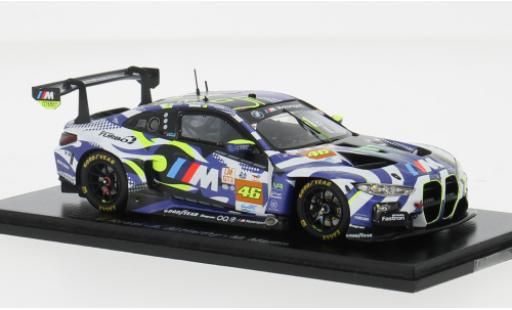 Diecast model cars Bmw M4 gt3 24h Le Mans 2024 Team WRT #46 1/43 Spark