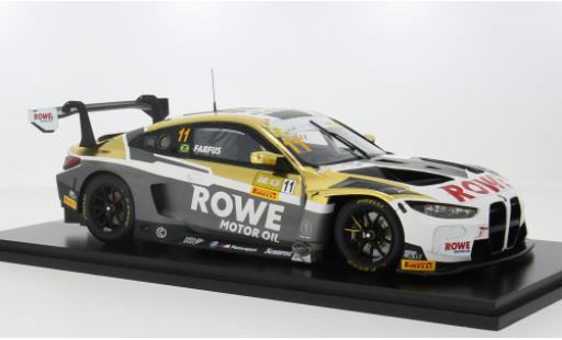 Diecast model cars Bmw M4 gt3 No.11 ROWE Racing Fia GT World Cup Macau 2023 1/18 Spark