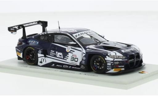 Diecast model cars Bmw M4 gt3 No.30 Team WRT 24h Spa 2023 1/43 Spark