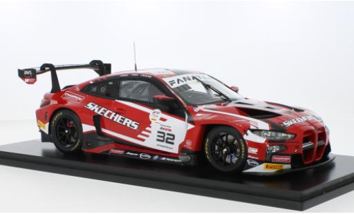 Diecast model cars Bmw M4 gt3 No.32 Team WRT 24h Spa 2023 1/18 Spark