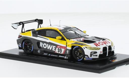 Diecast model cars Bmw M4 gt3 No.99 ROWE Racing 24h N&Atilde;&frac14;rburgring 2023 1/43 Spark