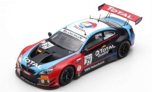 Diecast model cars Bmw M6 GT3 No.34 Walkenhorst Motorsport Total 24h Spa 2019 M.Jensen/C.Krognes/N.Catsburg 1/43 Spark