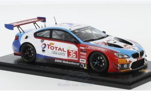 Diecast model cars Bmw M6 GT3 No.36 Walkenhorst Motorsport 24h Spa 2018 H.Walkenhorst/R.Oeverhaus/A.Buchardt/I.Vinke 1/43 Spark