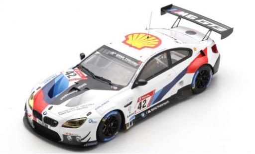 Diecast model cars Bmw M6 GT3 No.42 Team Schnitzer 24h N&Atilde;&frac14;rburgring 2020 A.Farfus/J.Klingmann/M.Tomczyk/S.van le Linde 1/43 Spark