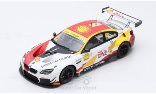 Diecast model cars Bmw M6 GT3 No.42 Team Schnitzer S Helix Fia GT World Cup Macau 2018 A.Farfus 1/18 Spark