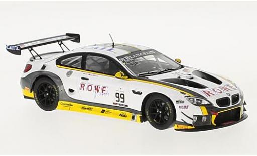 Diecast model cars Bmw M6 GT3 No.99 Rowe Racing 24h Spa 2016 A.Sims/P.Eng/M.Martin 1/43 Spark