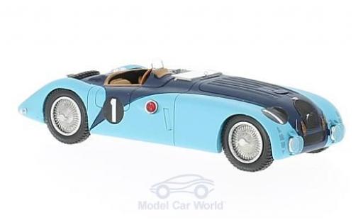 Diecast model cars Bugatti 57 G (course) RHD No.1 24h Le Mans 1937 R.Labric/P.Veyron 1/43 Spark