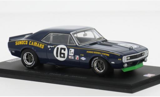 Diecast model cars Chevrolet Camaro course 12h Sebring 1968 #16 1/43 Spark