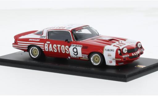 Diecast model cars Chevrolet Camaro Z28 No.9 Bastos S.Power Racing Bastos 24h Spa 1981 1/43 Spark