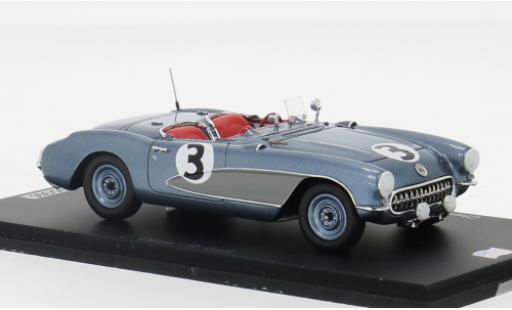 Diecast model cars Chevrolet Corvette course (C1) No.3 12h Sebring 1956 1/43 Spark
