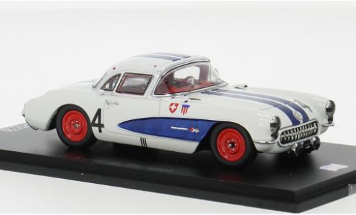 Diecast model cars Chevrolet Corvette course (C1) No.4 12h Sebring 1957 1/43 Spark