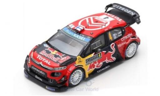 Diecast model cars Citroen C3 WRC No.4 Total WRT Red Bull Rally Monte Carlo 2019 E.Lappi/J.Ferm 1/43 Spark