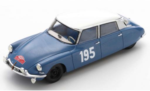 Diecast model cars Citroen DS course 19 No.195 Rally Monte Carlo 1963 B.Neyret/J.Terramorsi 1/43 Spark