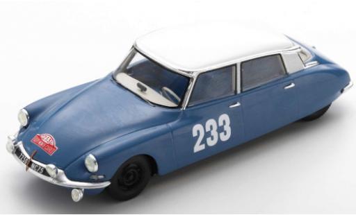 Diecast model cars Citroen DS course 19 No.233 Rally Monte Carlo 1963 P.Toivonen/A.J&Atilde;&curren;rvi 1/43 Spark