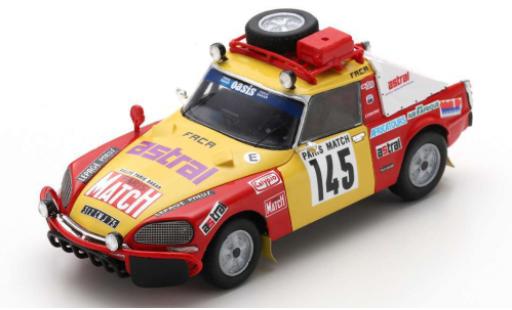 Diecast model cars Citroen DS course 23 No.145 Rally Paris Dakar 1981 B.Roncin/P.Quentin/P.Darmendrail 1/43 Spark