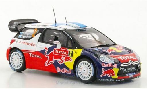 Diecast model cars DS Automobiles DS3 Berline Citroen No.2 Total Rally WM Rally Monte-Carlo 2012 M.Hirvonen/J.Lehtinen 1/43 Spark