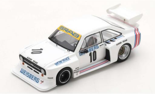 Diecast model cars Ford Escort RS MK II Gr.5 No.10 Weisberg DRM Norisring 1977 T.Hezemans 1/43 Spark