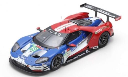 Diecast model cars Ford GT GTE No.68 Chip Ganassi Team USA 24h Le Mans 2019 J.Hand/D.M&Atilde;&frac14;ller/S.Bourdais 1/43 Spark