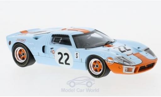 Diecast model cars Ford GT40 Mk I No.22 12h Sebring 1969 J.Ickx/J.Oliver 1/43 Spark