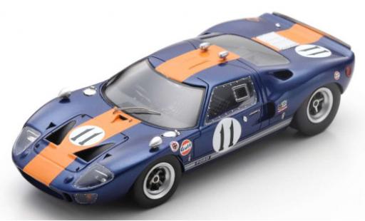 Diecast model cars Ford GT40 Mk I RHD No.11 6h Daytona 1967 J.Ickx/D.Thompson 1/43 Spark