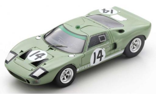 Diecast model cars Ford GT40 Mk I RHD No.14 24h Le Mans 1965 J.Whitmore/.Ireland 1/43 Spark