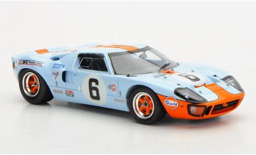Diecast model cars Ford GT40 Mk I RHD No.6 Gulf 24h Le Mans 1969 J.Oliver/J.Ickx 1/43 Spark