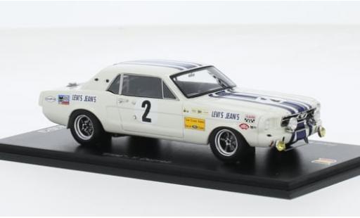 Diecast model cars Ford Mustang Rally No.2 Team Claude Dubois 24h Spa 1968 1/43 Spark