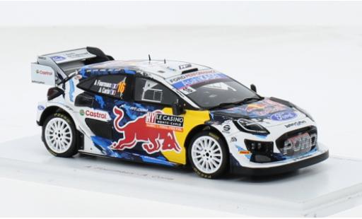 Diecast model cars Ford Puma Rally1 No.16 M-Sport World Rally Team Rally WM Rally Monte Carlo 2024 1/43 Spark