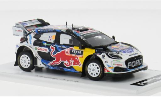 Diecast model cars Ford Puma Rally1 No.16 M-Sport World Rally Team Red Bull Rally WM Safari Rally 2024 1/43 Spark