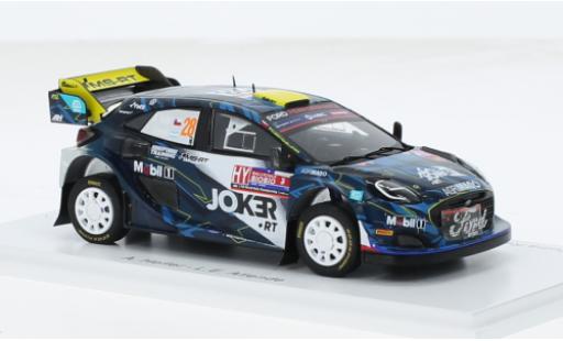 Diecast model cars Ford Puma Rally1 No.28 M-Sport World Rally Team Rally WM Rally Chile 2023 1/43 Spark